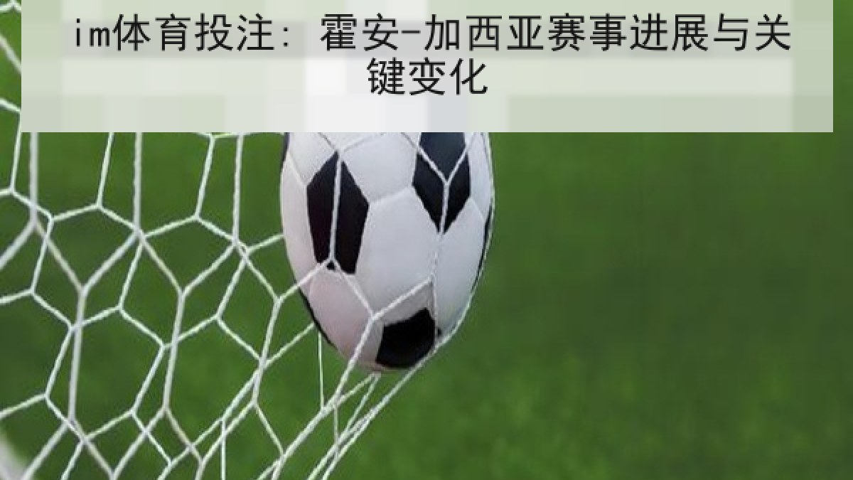 im体育投注: 霍安-加西亚赛事进展与关键变化