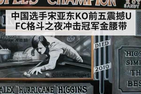 中国选手宋亚东KO前五震撼UFC格斗之夜冲击冠军金腰带